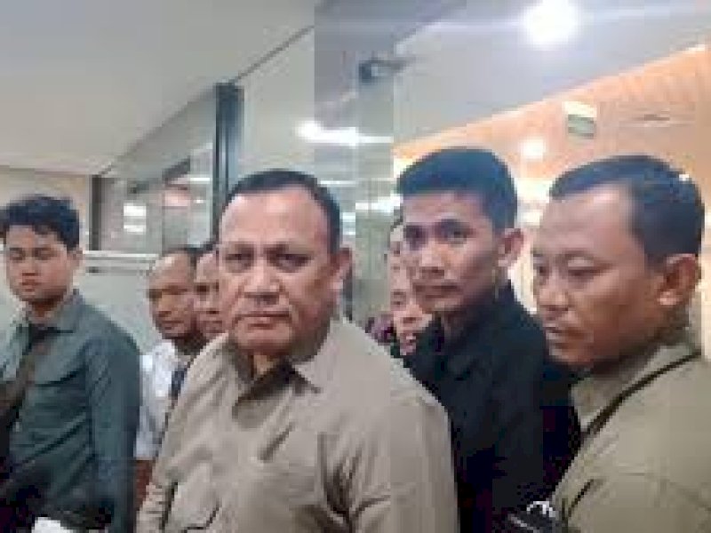 Firli Bahuri saat menjalani pemeriksaan di Bareskrim beberapa waktu lalu. (int) 