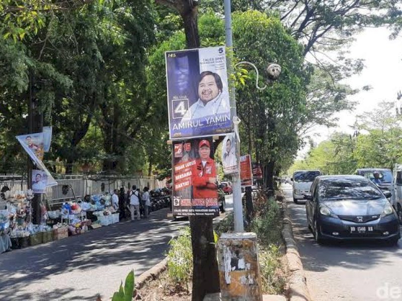 Masuk Masa Kampanye, Bapenda Makassar Ingatkan Baliho Caleg tak Langgar Aturan