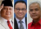 Survei Pilpres Indikator Politik: Prabowo-Gibran Unggul 45%, AMIN Pepet Ganjar-Mahfud 