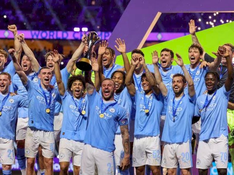 Manchester City menjadi juara Piala Dunia Antar Klub. (int) 