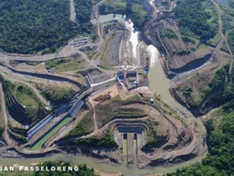 Bendungan Paselloreng, Wajo. 