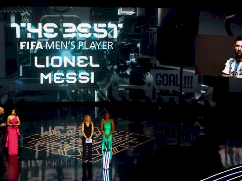Lionel Messi dinobatkan sebagai pemain terbaik FIFA 2023. (int) 