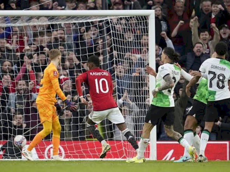 Laga MU Vs Liverpool di perempat final Piala FA. (int) 