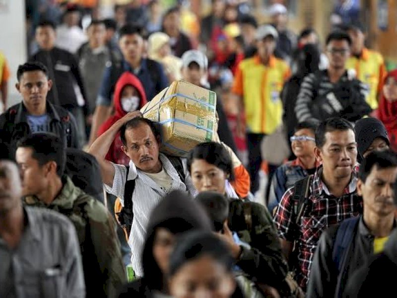 Fenomena urbanisasi masih jadi problem sosial. (Ilustrasi) 