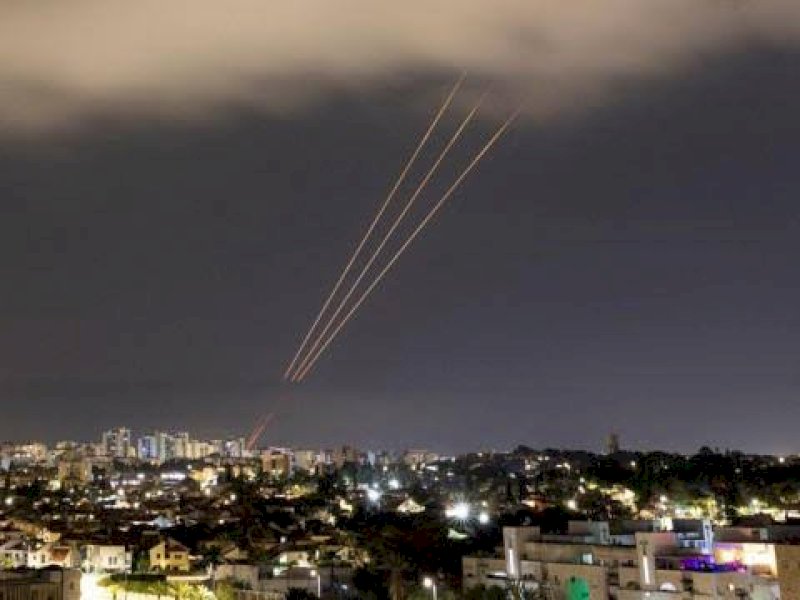 Serangan Iran ke wilayah Israel. (int) 