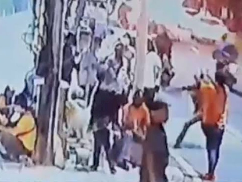 CCTV yang merekam penusukan terhadap tim Appi-Rahman.