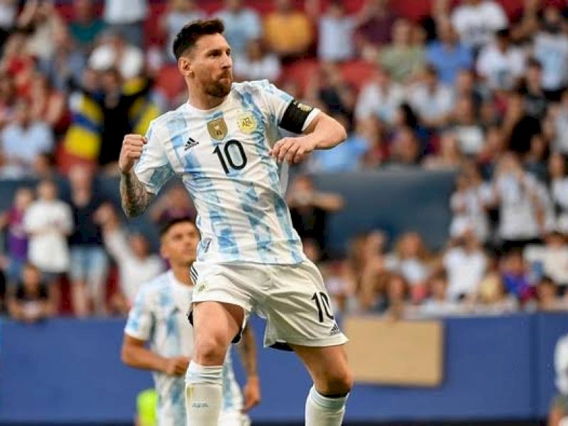 Lionel Massi masih menjadi tumpuan Argentina di Piala Dunia 2022. (int)