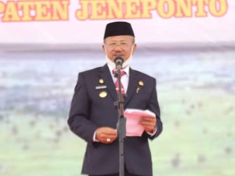 Bupati Jeneponto, Iksan Iskandar, meluncurkan Baruga Pakoko Smart di Jalan Abd. Jalil Sikki, Kelurahan Balang, Kecamatan Binamu, Kabupaten Jeneponto, Rabu (15/6/2022). 