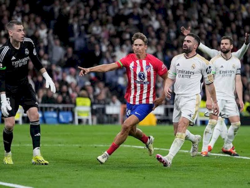 Atletico menahan Madrid 1-1 dalam laga dini hari tadi. (int) 