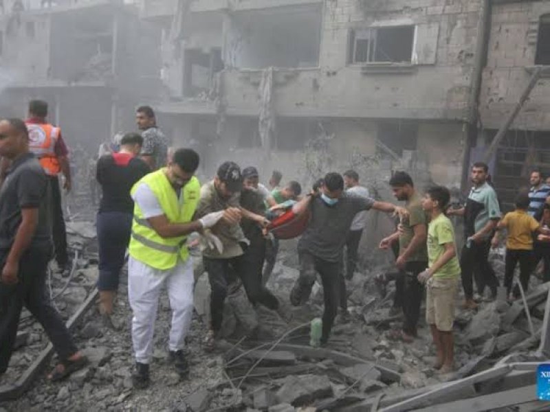 Korban serangan Israel terus berjatuhan di Gaza. (int) 