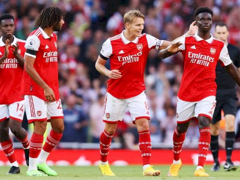 Arsenal tampil impresif di awal musim. Bisa jadi penantang serius menuju gelar juara. (int) 