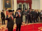 Jokowi Lantik Hadi Tjahjanto jadi Menko Polhukam dan AHY jadi Menteri ATR/BPN