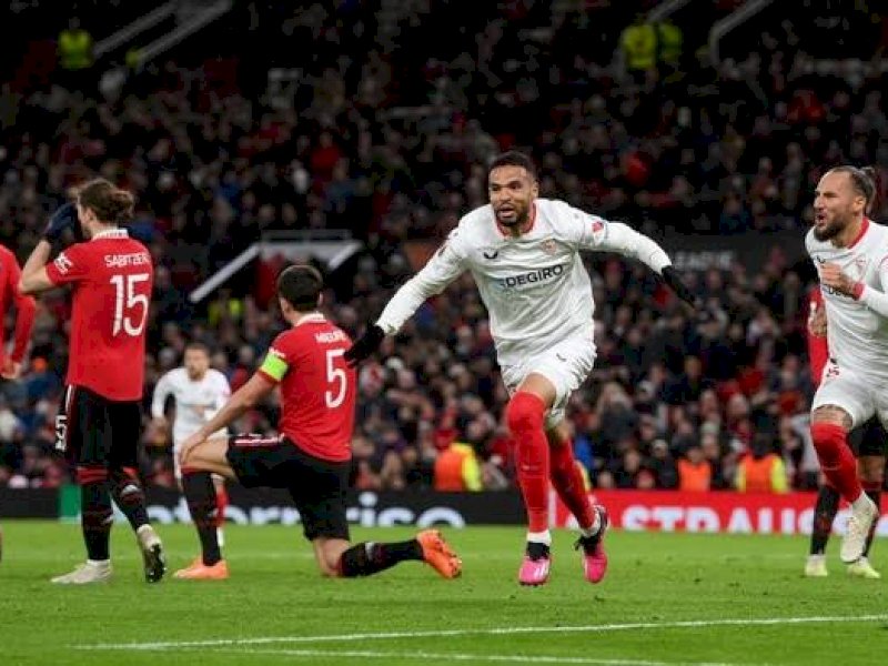 LIGA EUROPA: Dramatis! MU Ditahan Sevilla 2-2