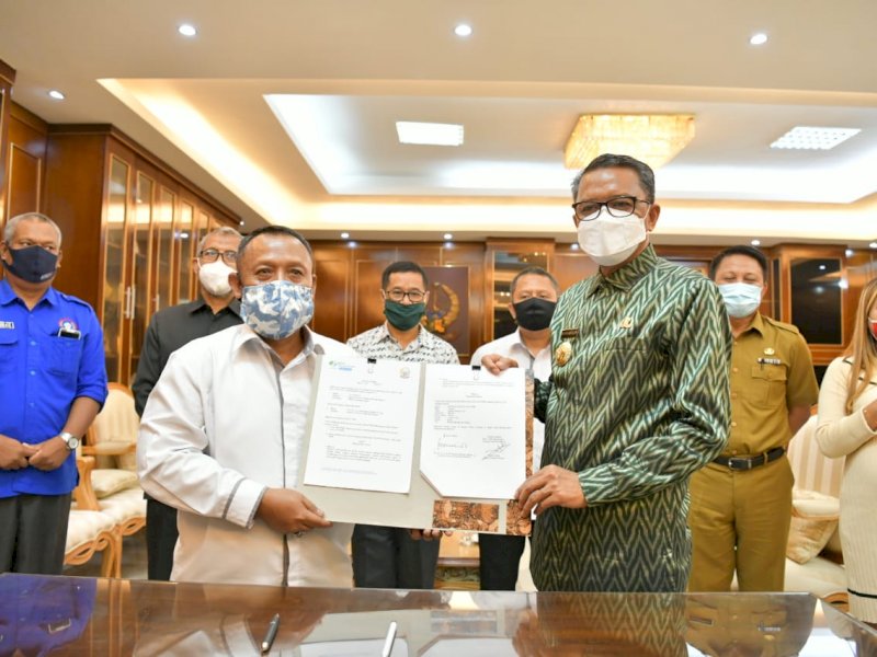 Kerjasama Pemprov Sulsel bersama Jamsostek. 