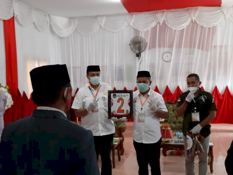 Pasangan RaPi mendapat nomor urut 2 di Pilkada Muna