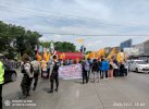 Tolak Omnibus Law, Mahasiswa di Pangkep Blokade Jalan Trans Sulawesi