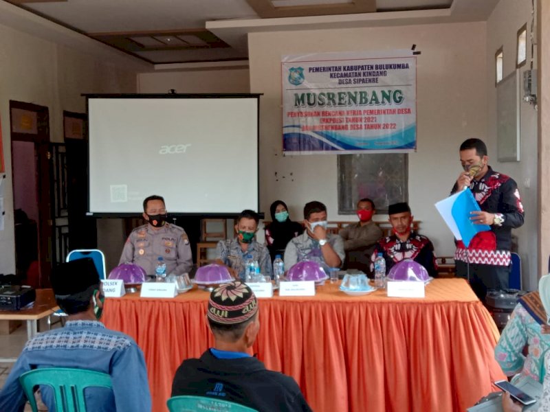 Musrenbang  Pemdes Sipaenre beberapa waktu lalu. 