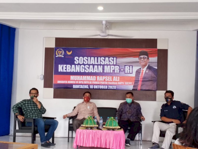 Sosialisasi Kebangsaan Rapsel Ali di Bantaeng. 
