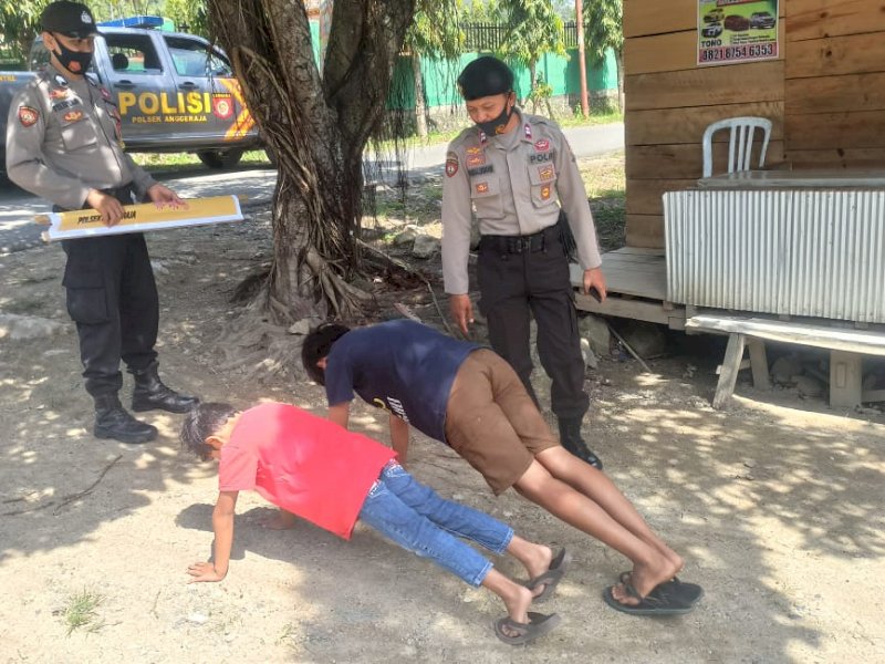 Operasi Yustisi Polsek Anggeraja. 