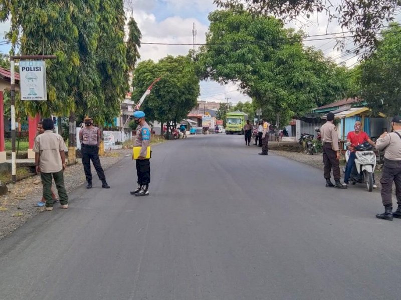 Operasi Yustisi Polsek Ulaweng. 