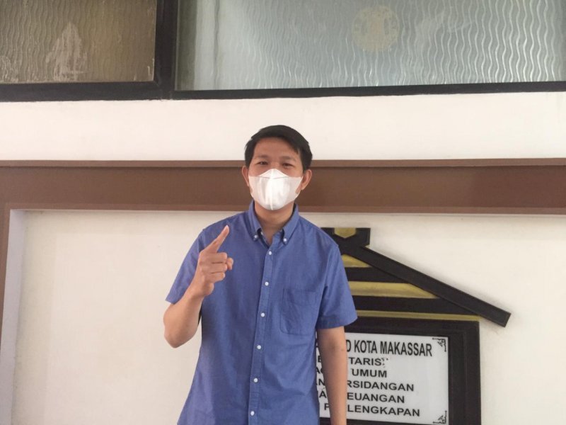 Ketua DPC Gerindra Makassar Eric Horas. 
