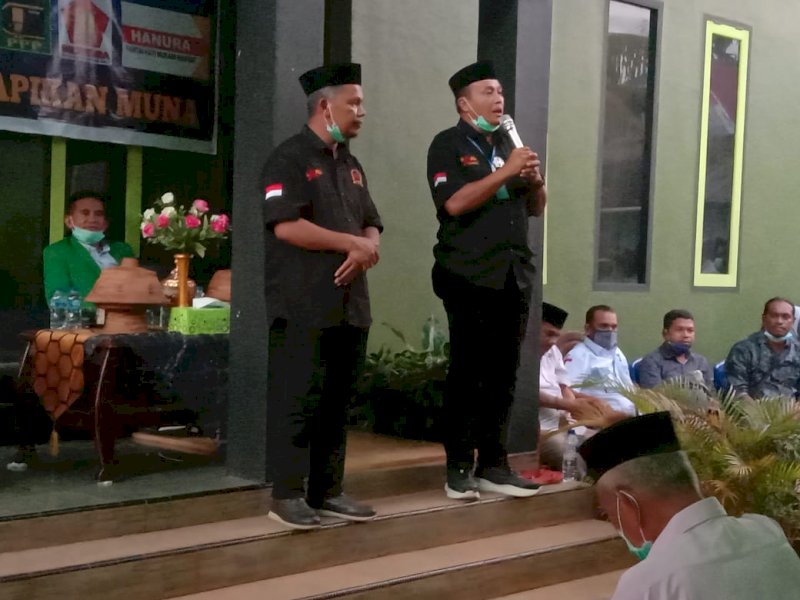 Calon Bupati Muna Laode M Rajiun. 