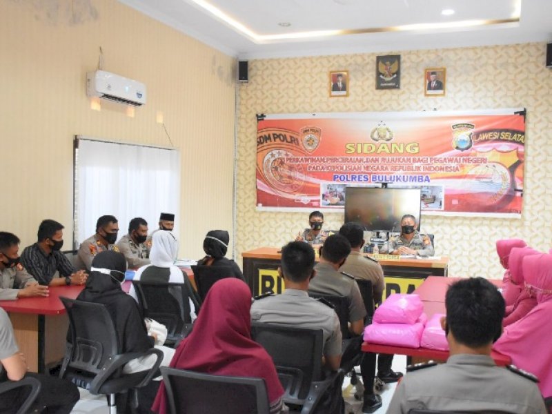 Sidang Pra Nikah Lima Personel Polres Bulukumba