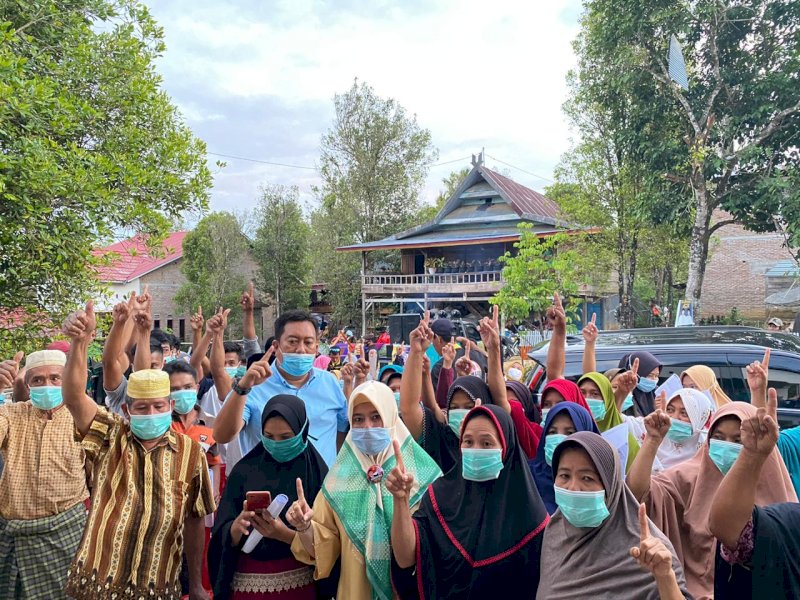 Kampanye Dialogis HM21 di Kecamatan Kindang. 