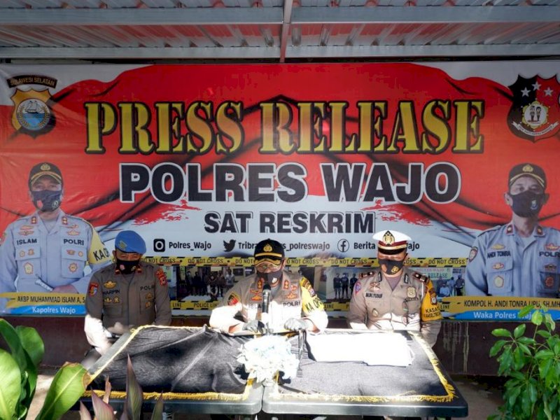Press Release Polres Wajo. 