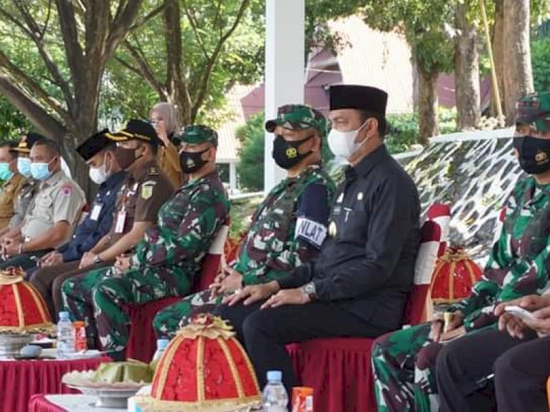 Briefing Latihan Penanggulangan Bencana Banjir di Wajo