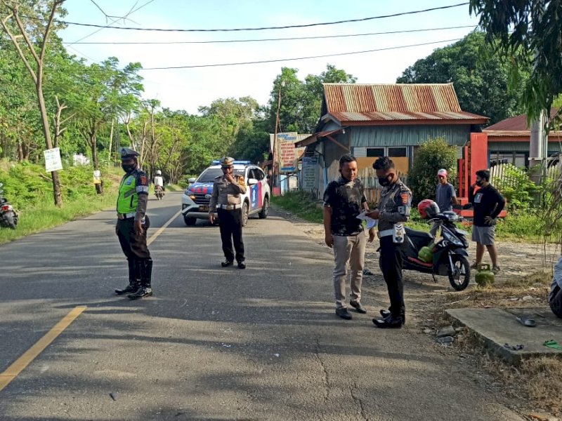 TKP Lakalantas di Wajo. 