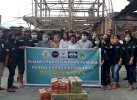 Aliansi Mahasiswa dan Pemuda Torut Salurkan Bantuan Korban kebakaran di PKK