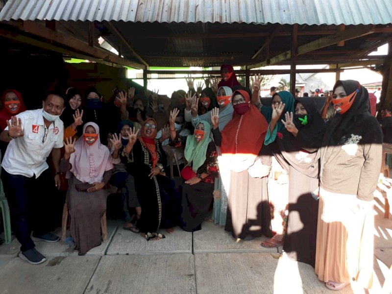 Kampanye Dialogis Andi Utta di Dampang. 