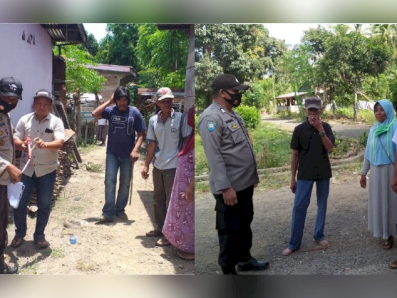 Bhabinkantibmas di Bulukumba selalu hadir memediasi persoalan di masyarakat.