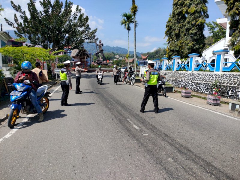 Operasi Zebra Satlantas Polres Tator. 