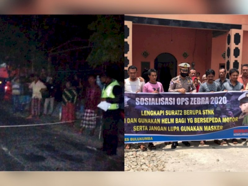 Polres Bulukumba mengampanyekan tertib berlalu lintas dalam Operasi Zebra 2020