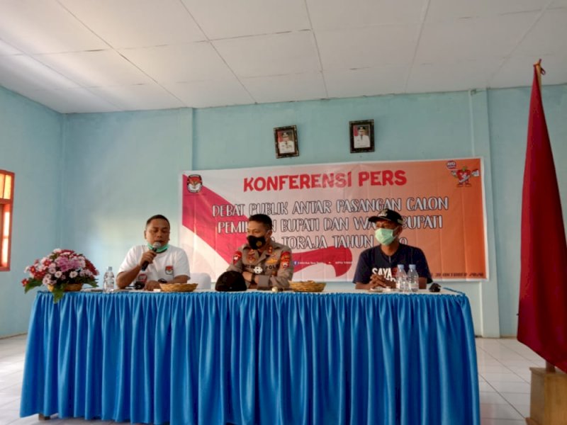 Konferensi Pers KPU Tator. 