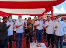 Hadiri Ground Breaking Twin Tower Pemprov Sulsel, MB: Semoga Mempermudah Koordinasi