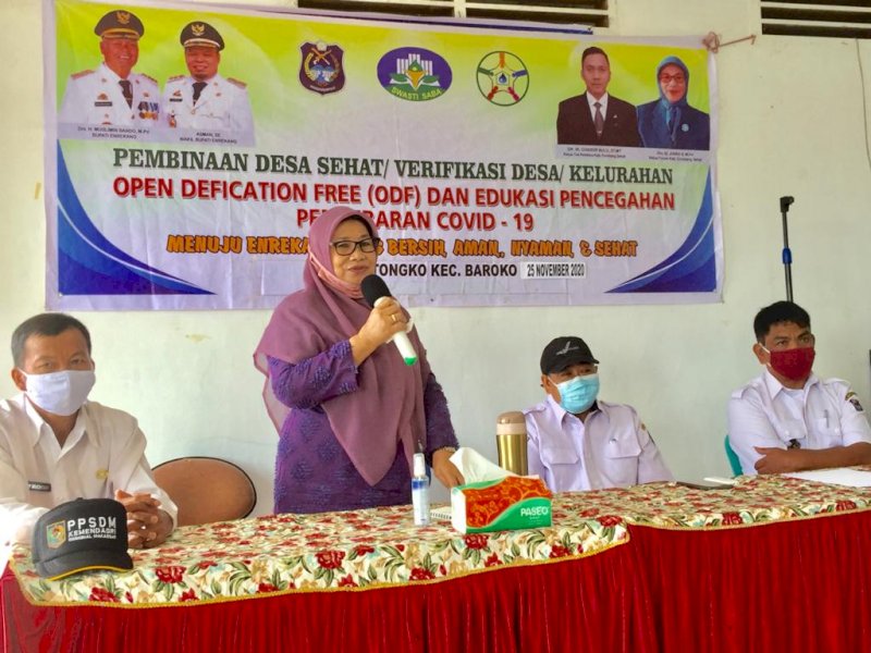 Pembinaan Desa Sehat di Enrekang. 