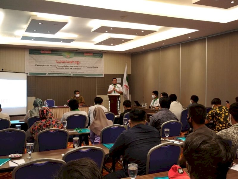Workshop Pemuda Tani HKTI Sulsel. 