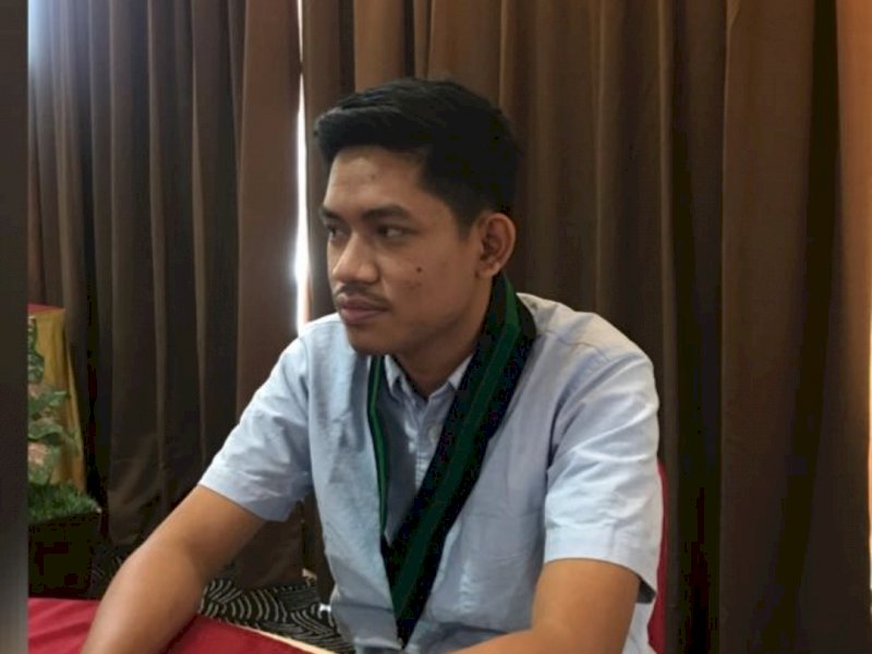 Ketum HMI Cabang Makassar Timur Ardiansyah. 