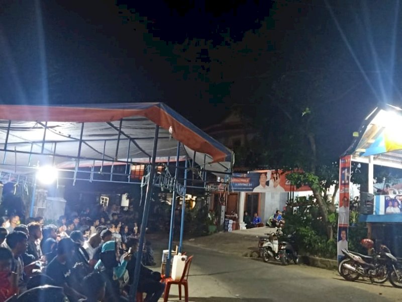 Silaturahmi Theza bersama Anak Muda Kampung Baru. 