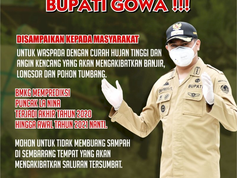 Bupati Gowa Adnan Purichta Ichsan. 
