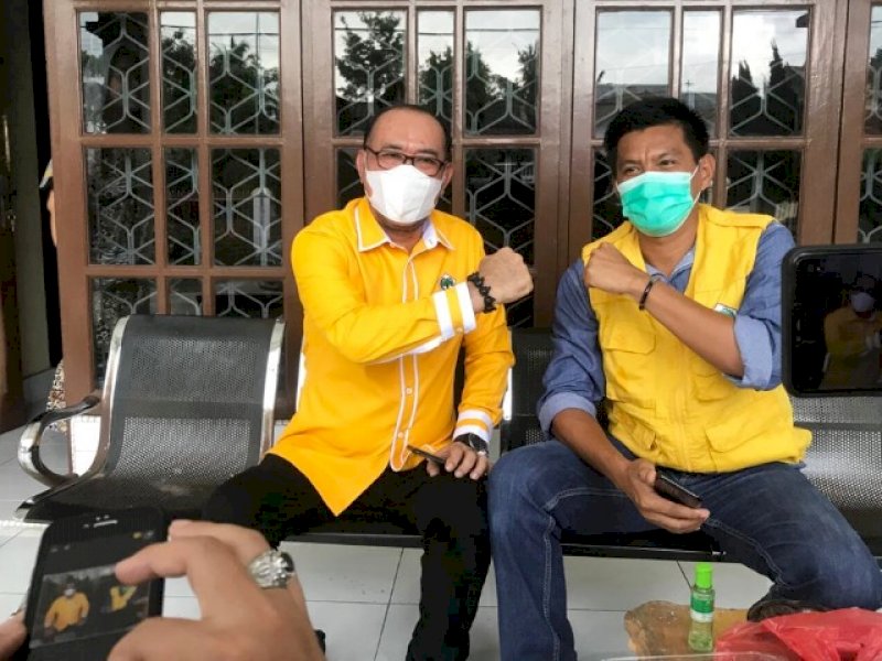 Asri Jaya usai ditetapkan sebagai pengganti antarwaktu Hamzah Pangki.