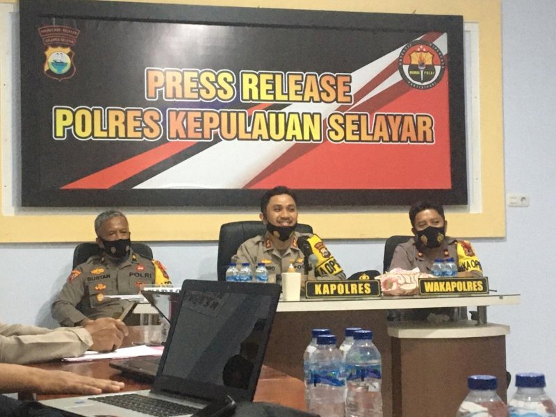 Press Release Polres Selayar. 