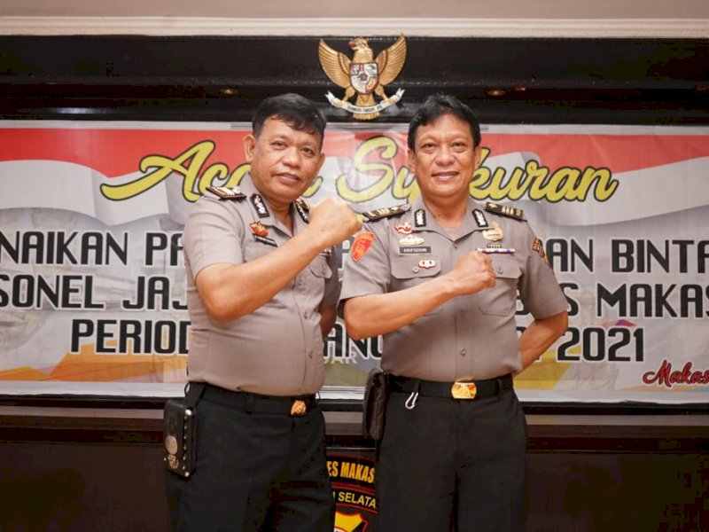 Kanit Reskrim Polsek Tallo, AKP Hakim Bahar (kiri).