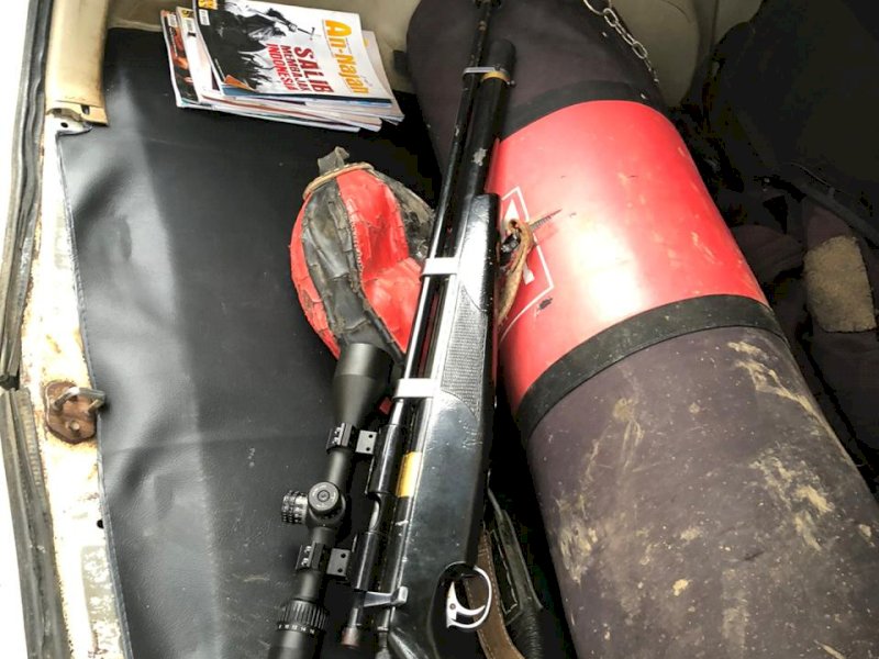 Barang bukti yang diamankan polisi. 