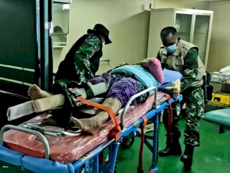 Proses operasi korban gempa Sulbar. 