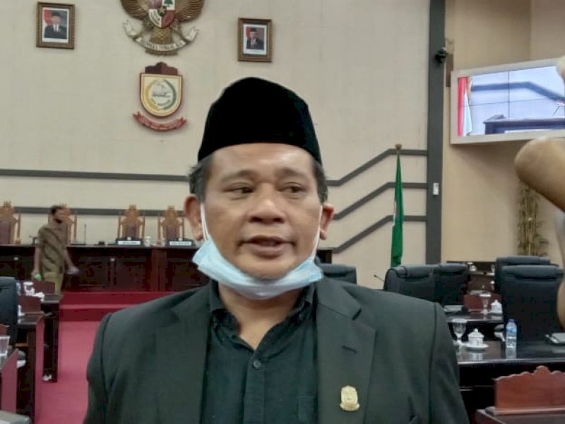 Ketua Pansus Ranperda Ketertiban Umum dan Perlindungan Masyarakat Syamsuddin Raga. 