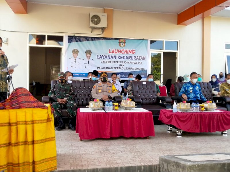 Peresmian Layanan Masiga Pemkab Wajo. 